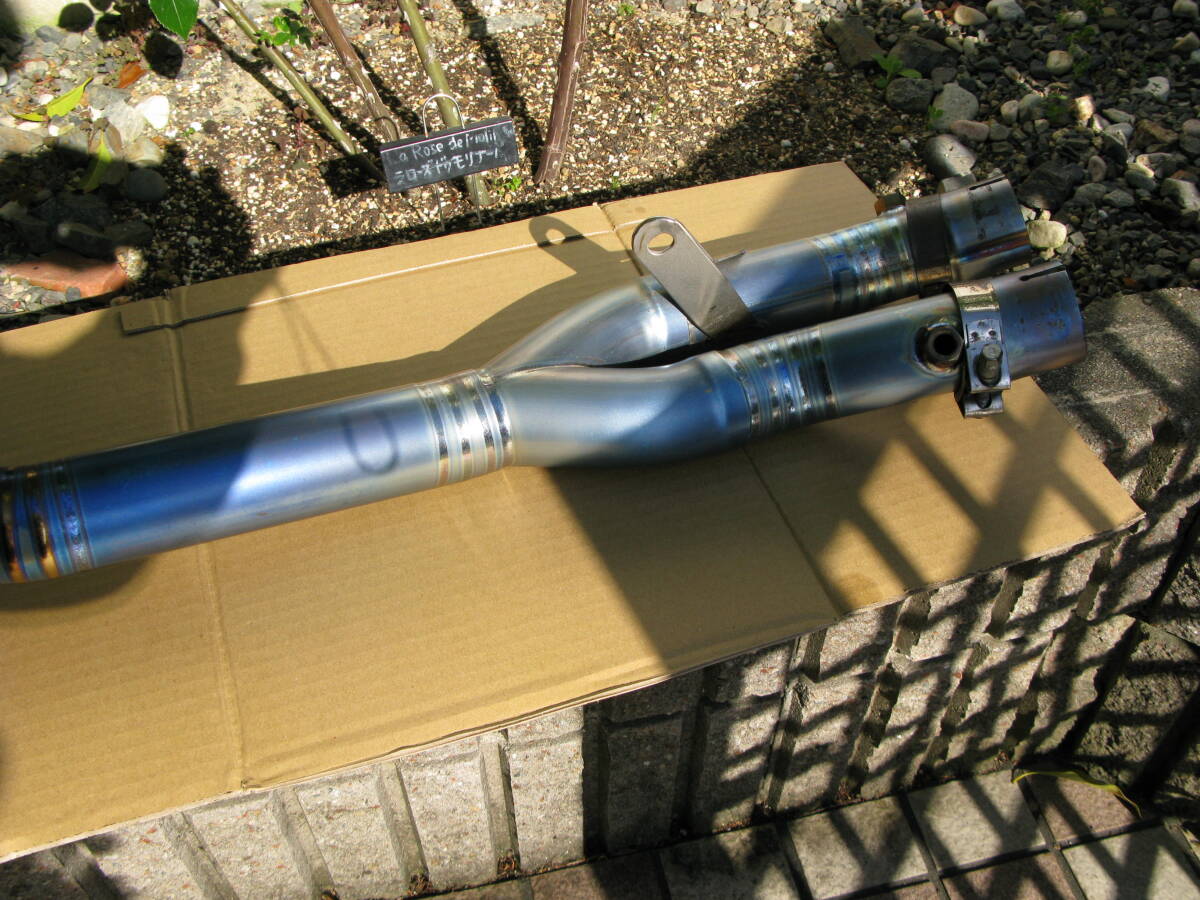 YZF R-1 2014 year ~ titanium made muffler interim pipe domestic production goods 