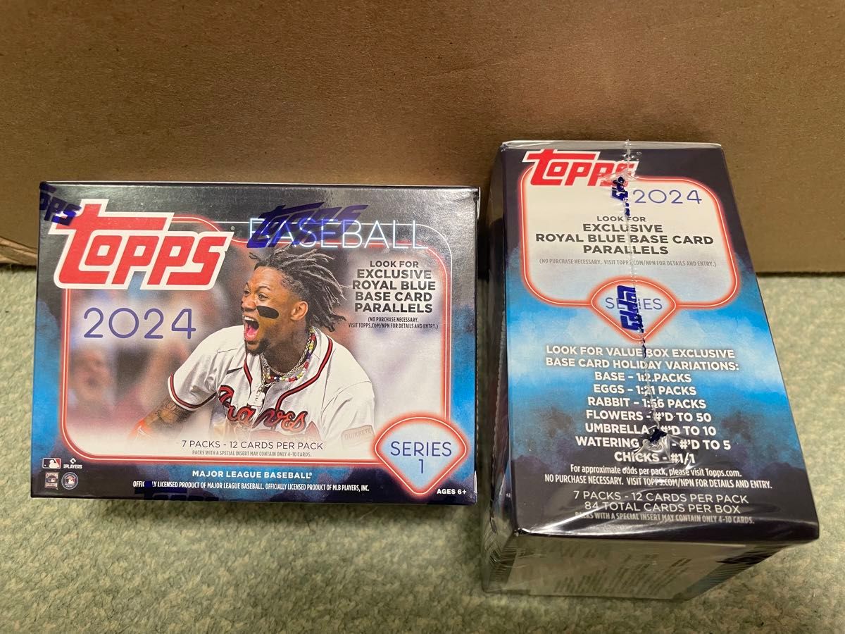 2024 Topps Baseball Series1 Value Box 2箱 トップス MLB