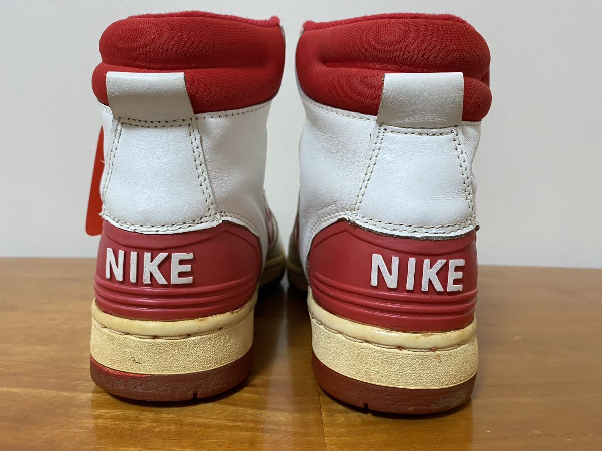 デッドストック 格安 1万円スタート 80s 台湾製 NIKE エアフォース2 オリジナル ビンテージスニーカー 新品未使用_画像4