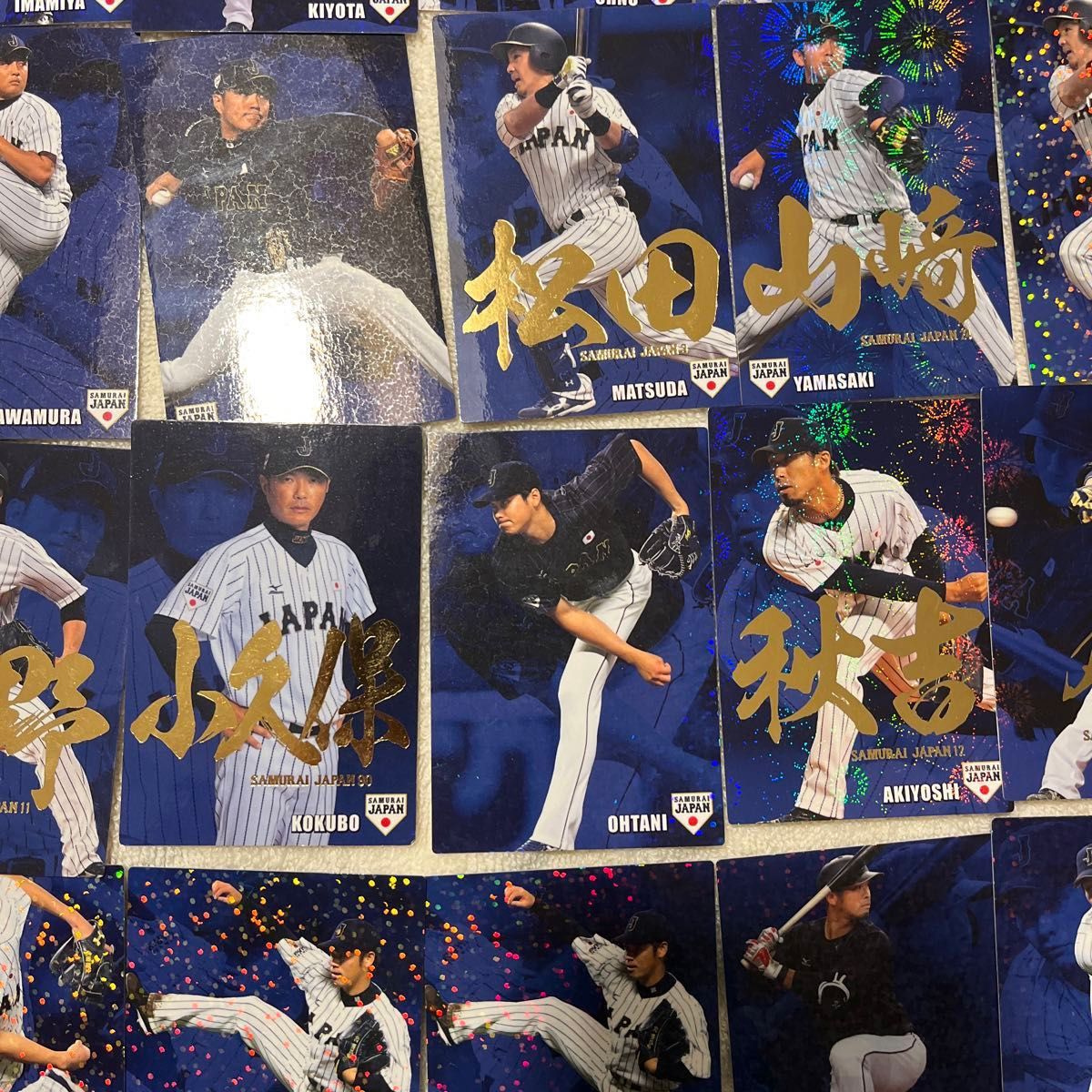 プロ野球チップス　侍ジャパンカード&2019年STAR Card       プロ野球チップスベースボールカードホルダー　48枚