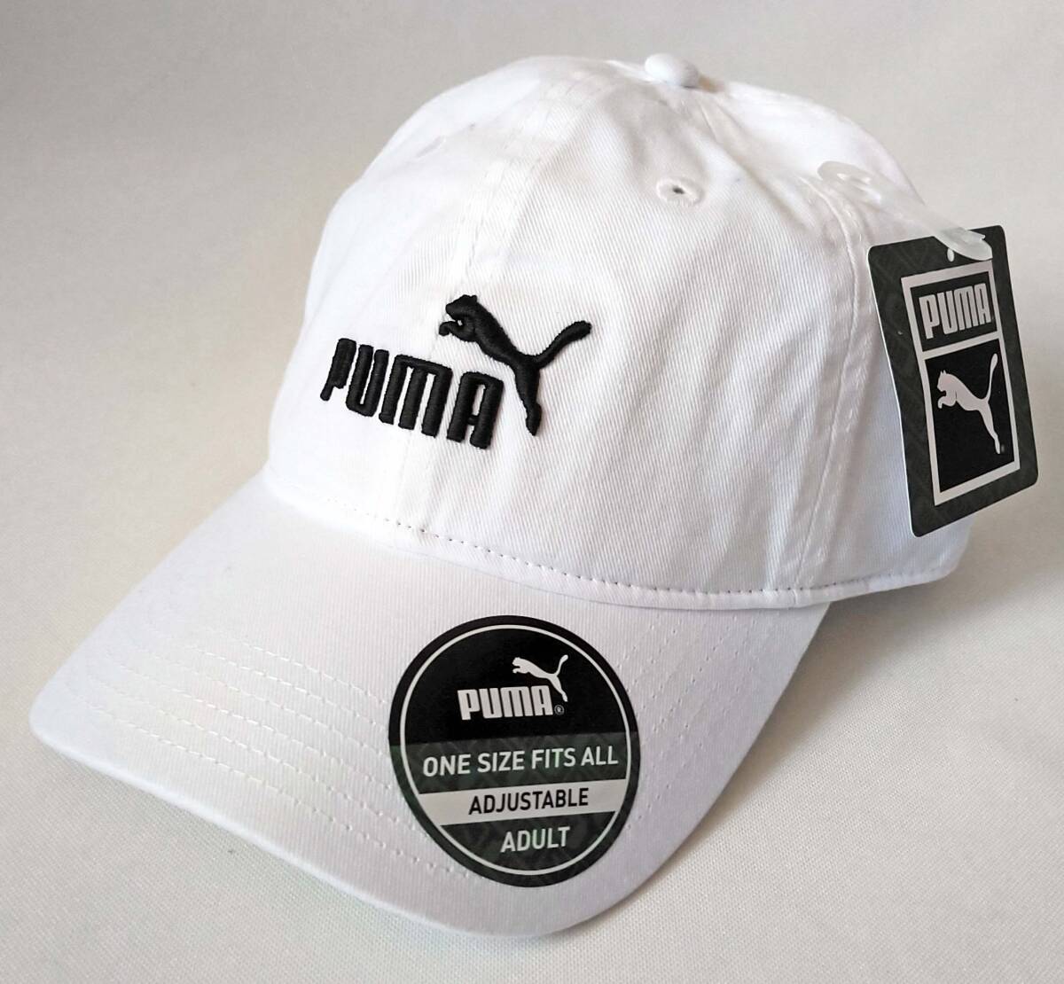 PUMA Puma новый товар белый белый × чёрный черный Logo колпак свободный 