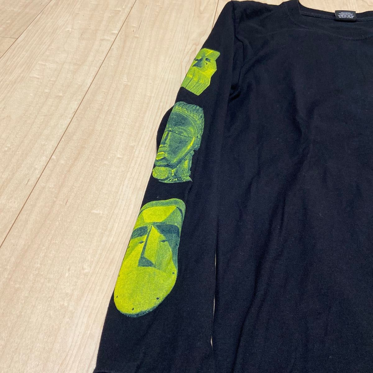 STUSSY Masked Tee メンズ　ロンT Sサイズ　ブラック