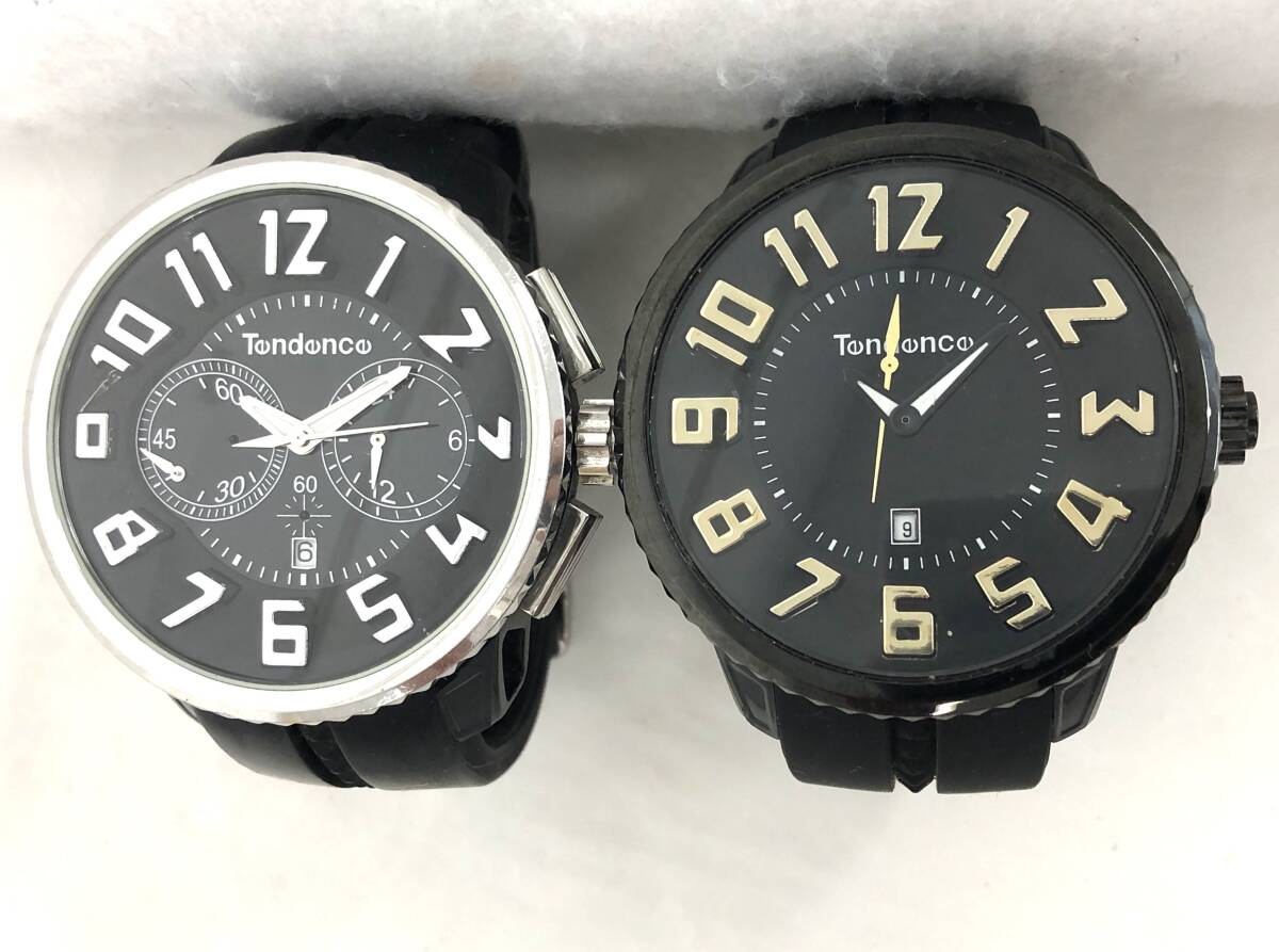 T05/137 NIXON ニクソン FOSSIL フォッシル Tendence テンデンス 時計10点セット アナログ デジタル 腕時計 防水 左リューズ ブラック/他_画像6