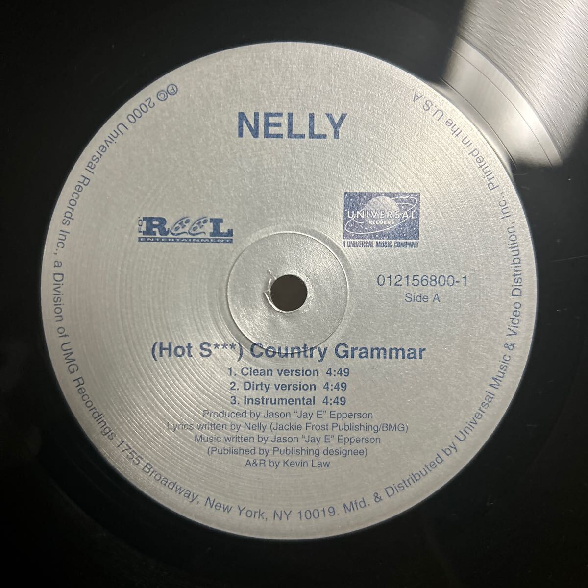 NELLY【(HOT S***) COUNTRY GRAMMAR】2000年 / LP レコード_画像2