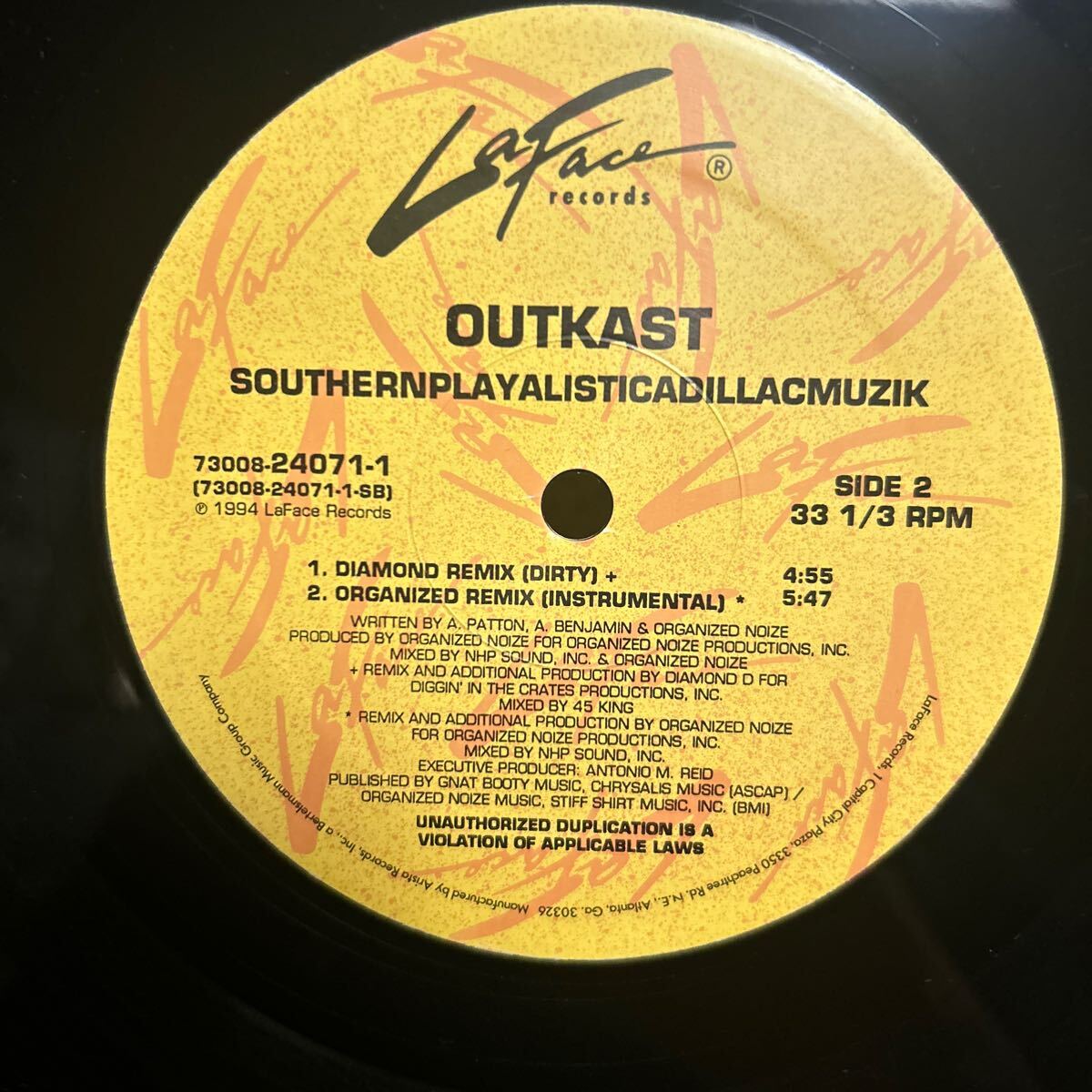 OUT KAST / southernplayalisticadillacmuzik / Remix / LP レコード_画像5