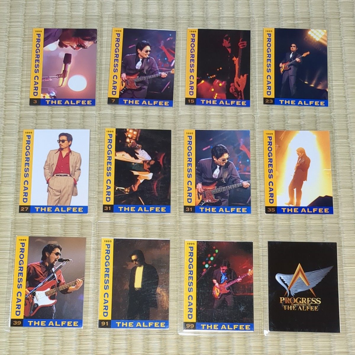 THE ALFEE PROGRESS CARD 櫻井賢11枚+3人1枚 アルフィー トレカ THE ALFEE PROGRESS CARD 櫻井賢11枚+3人1枚 アルフィー トレカ
