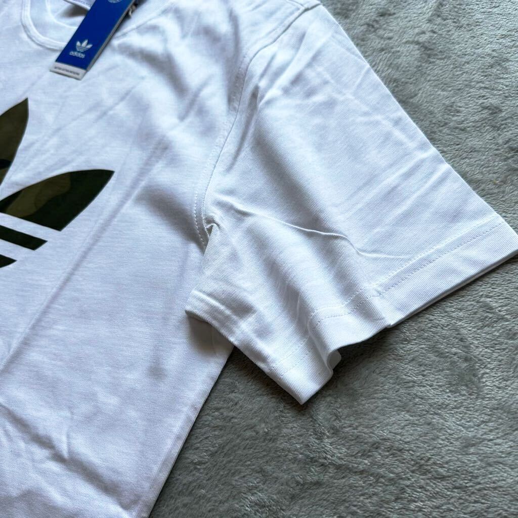 格安送料 2XL （XO）サイズ 新品 adidas originals アディダス オリジナルス 半袖 Tシャツ 白 迷彩 カモ ホワイト ランニング XXL FM3337_画像5