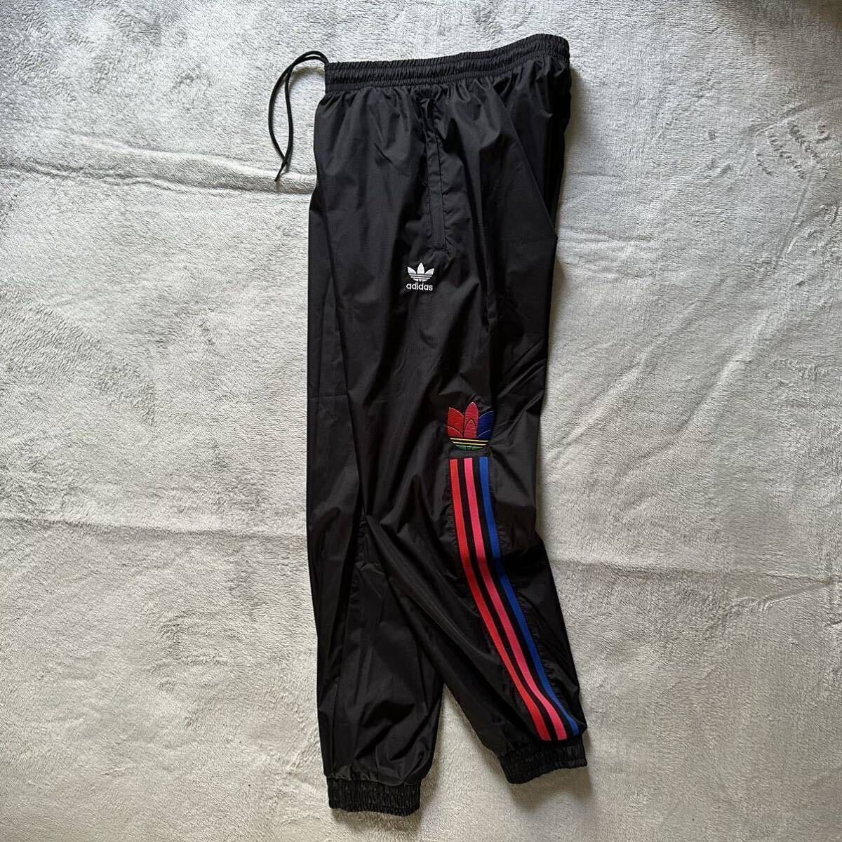  cheap postage L size new goods adidas originals Adidas Originals to ref . il truck pants nylon black red black red aGE0839