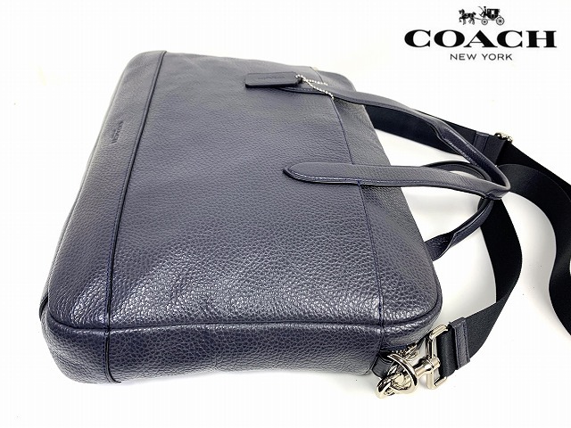 極美品★送料無料★ コーチ メンズ COACH レザー ハミルトン ニッケル 2Way ビジネスバッグ ブリーフ ショルダーバッグ トート_画像7