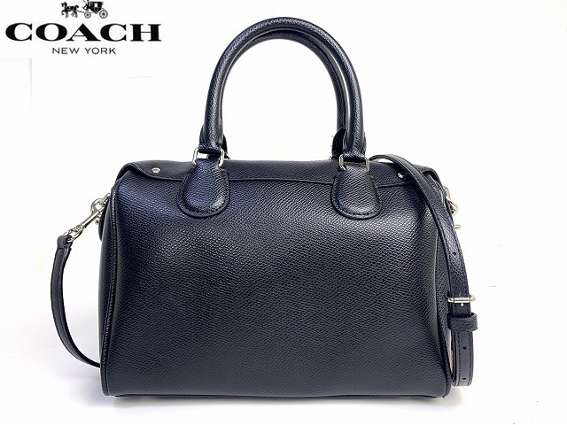 極美品★送料無料★限定モデル コーチ COACH × スヌーピー レザー ベネット サッチェル 2WAY ハンドバッグ ショルダーバッグ ブラック_画像2