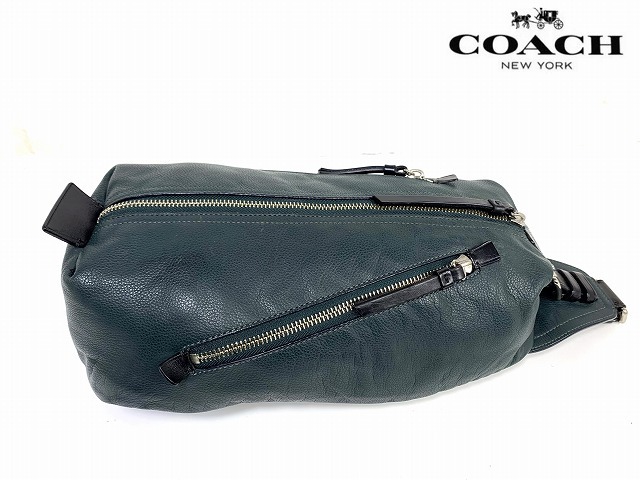 送料無料★ コーチ メンズ COACH トンプソン レザー ボディバッグ ワン ショルダーバッグ_画像6