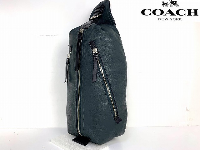 送料無料★ コーチ メンズ COACH トンプソン レザー ボディバッグ ワン ショルダーバッグ