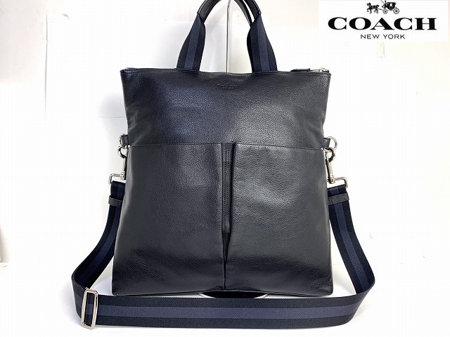 美品 送料無料 コーチ メンズ COACH レザー 2Way ショルダー 美品 送料無料 コーチ メンズ COACH レザー 2Way ショルダー