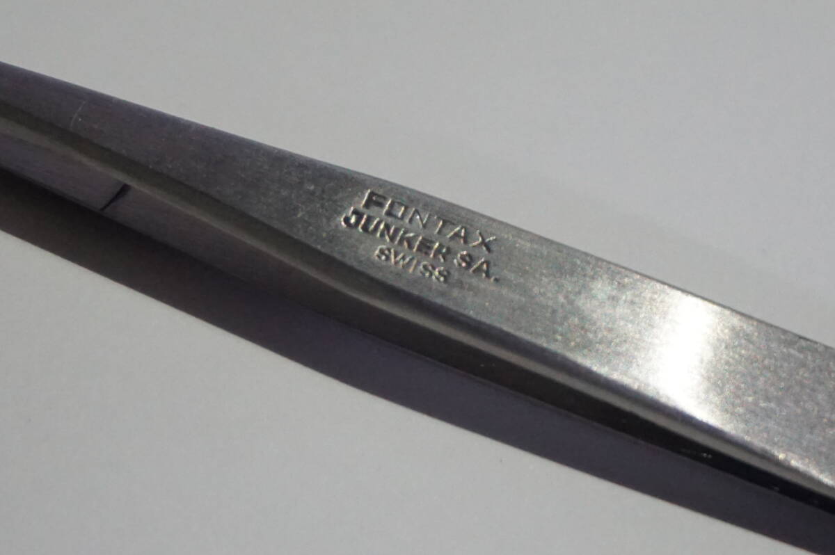  precise tweezers FONTAX P type Switzerland made special alloy TAXAL made 12cm unused long-term keeping goods 