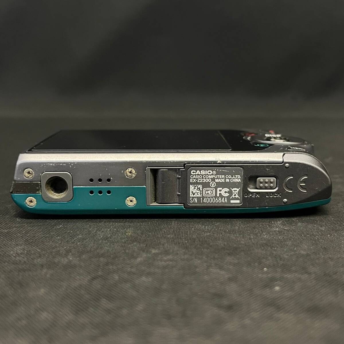 BDd198R 60 CASIO EXILIM EX-Z2300 14.1MEGA PIXELS エクシリム 26mm WIDE OPTICAL 5x f=4.7-23.5mm 1:2.8-6.5 ブルー デジタルカメラの画像7
