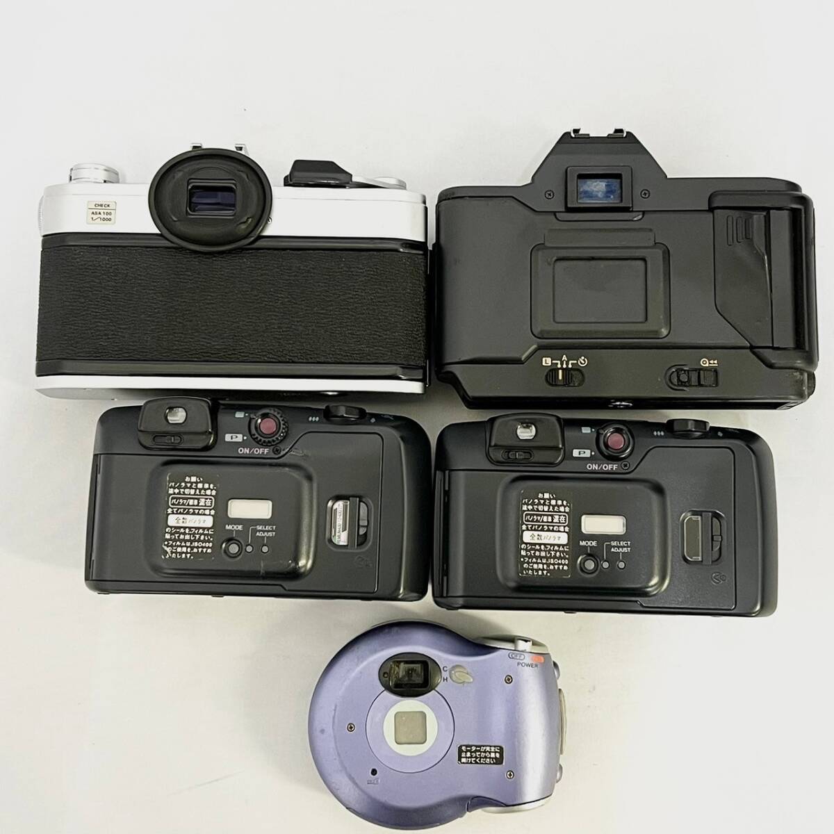 BDg021R 80 フィルムカメラ 11点 レンズ 6点 まとめ PENTAX ESPIO115/Canon T80 FTb/Konica/PETRI/RICOH XR500/FUJIFILM Q1の画像5