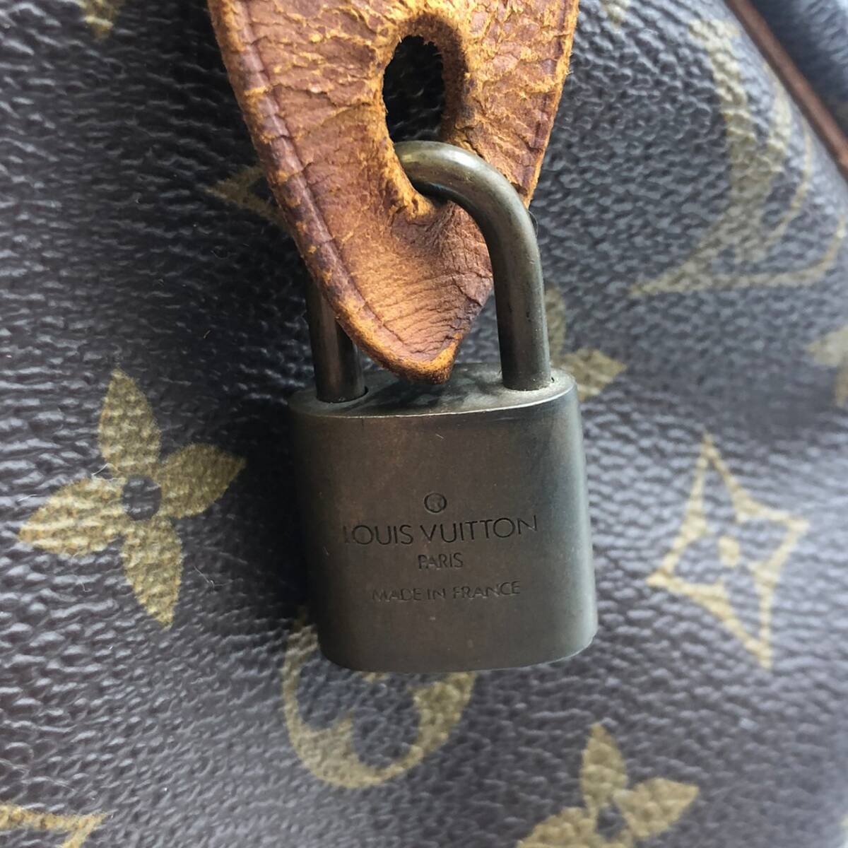 BEm037I 80 LOUIS VUITTON M41526 ルイヴィトン スピーディ30 モノグラム ハンドバッグ ボストンバッグ ブランドバッグ_画像9