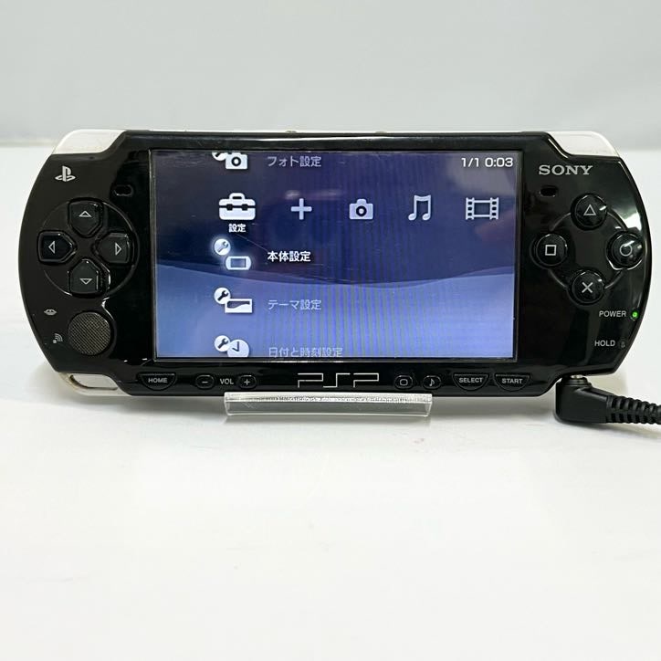 BDg269I 60 SONY PSP-2000 本体 ブラック ゲーム機 本体_画像1
