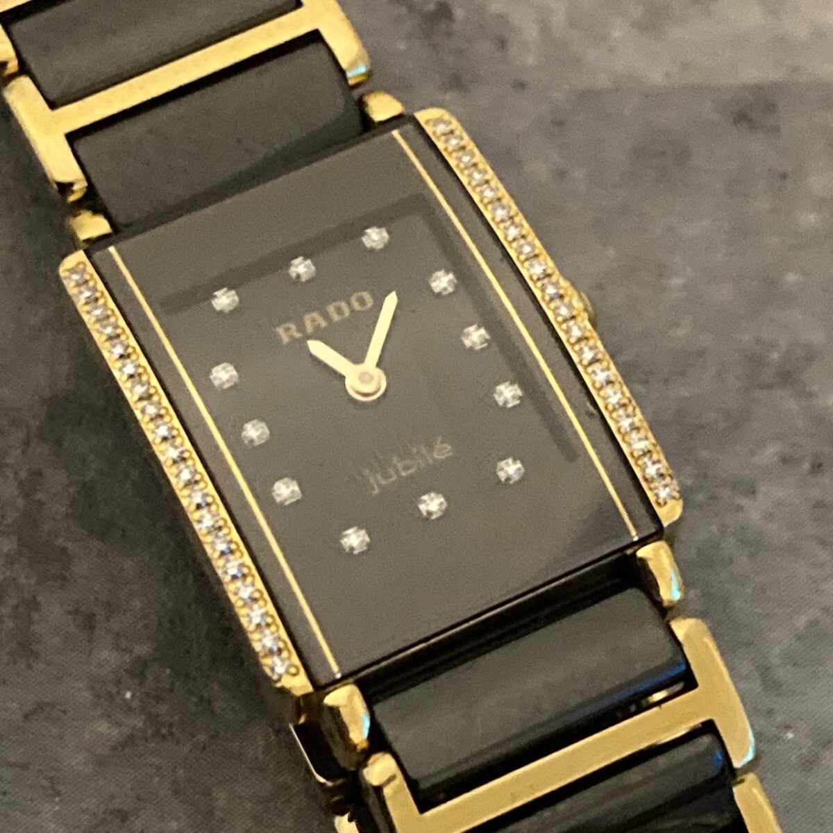 * работа товар * прекрасный товар * RADO Rado DIASTAR Diastar jubilejubi Lee 153.0339.3 женские наручные часы кварц коробка и т.п. принадлежности большое количество 