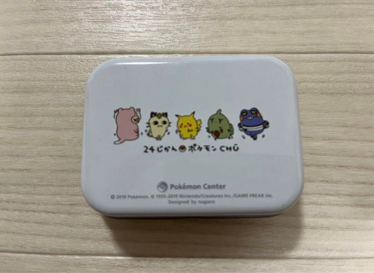 ナガノ 缶 ポケモン スクエア缶コレクション 24じかんポケモンCHU