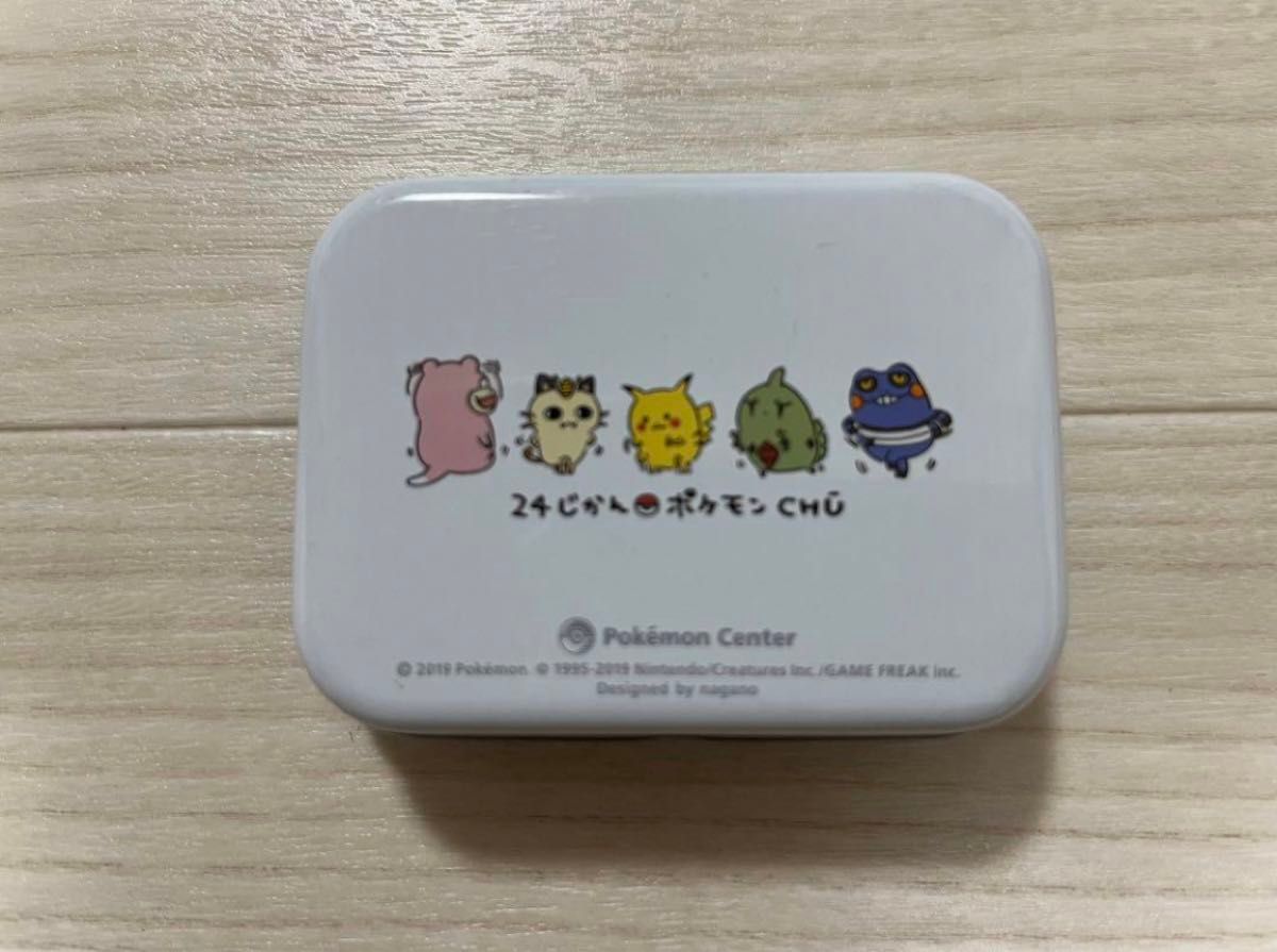 ナガノ 缶 ポケモン スクエア缶コレクション 24じかんポケモンCHU