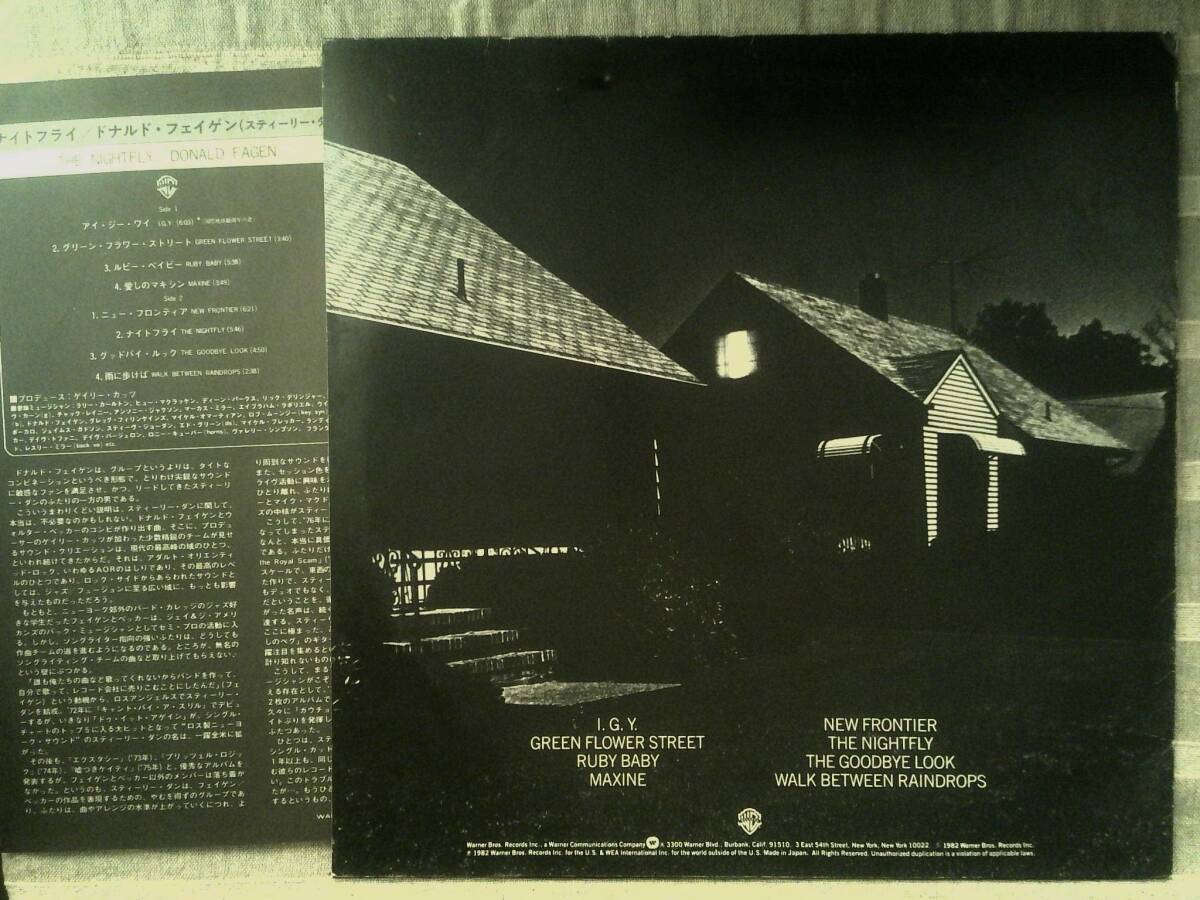 Donald Fagen - Night Fly 国内白レーベル見本盤 US カッティング MASTREDISK RL_画像2