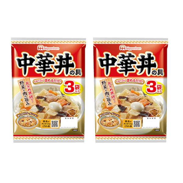 ■ニッポンハム　どんぶり繁盛　中華丼の具　　3袋入 x2_画像1