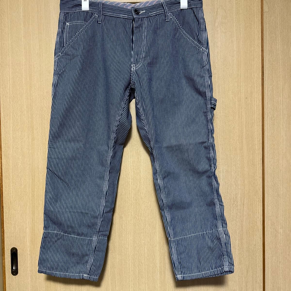 Dickies ヒッコリー7部丈ペインターパンツ　美品