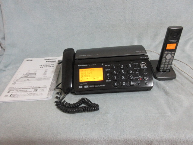 * beautiful goods *Panasonic KX-PW320-K* Panasonic personal digital cordless FAX cordless handset 1 pcs attaching *