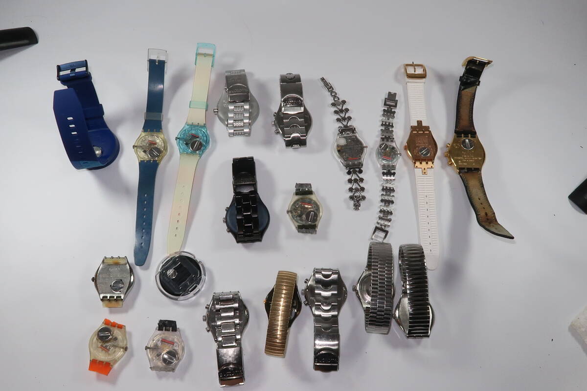 1 jpy ~SWATCH Swatch wristwatch various together total 20 point 