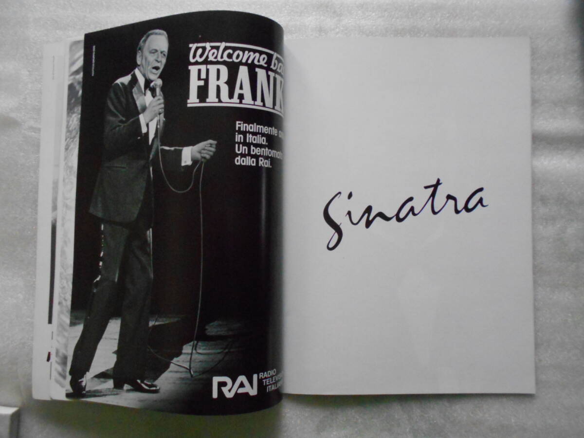 稀少 Frank Sinatra  フランク シナトラ コンサート パンフレットの画像3