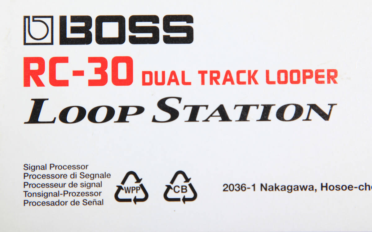 BOSS RC-30 DUAL TRACK LOOPER LOOP STATION unused private exhibition outright sales 