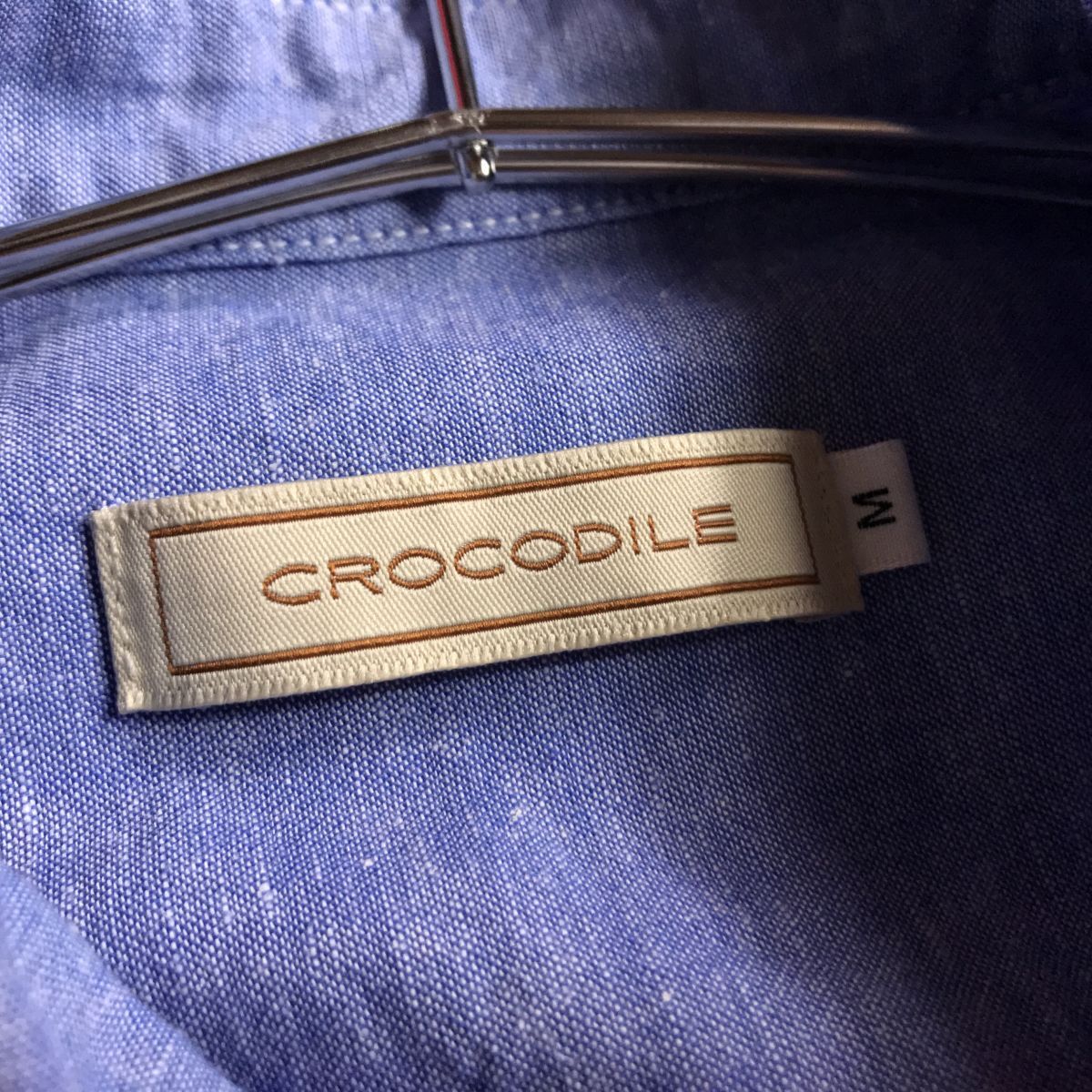 100円スタート☆ crocodile クロコダイル リネンブレンド ブラウス シャツの画像6