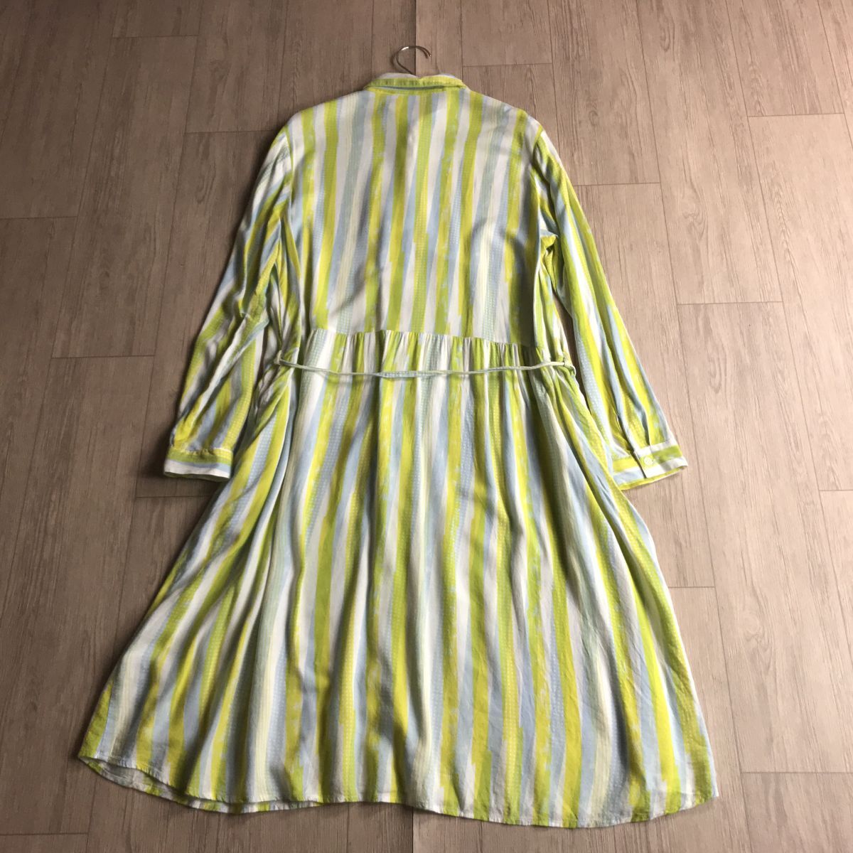 100 иен старт * graniphglanif модный дизайн полоса рубашка One-piece свободный размер 