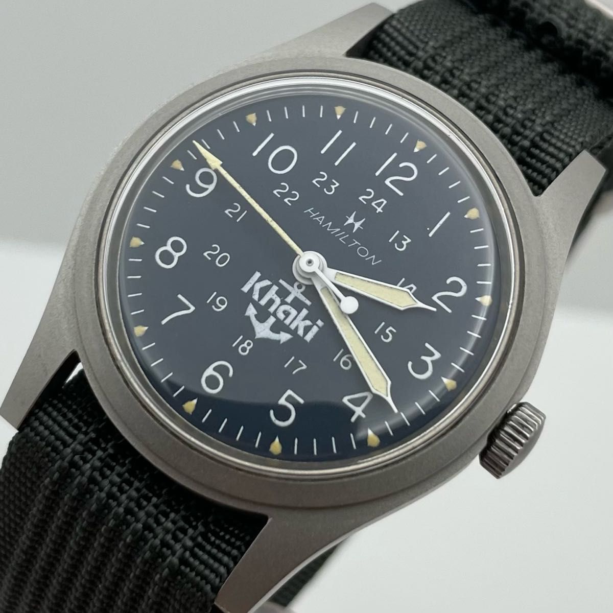 美品 ハミルトン カーキ 手巻き 921980 HAMILTON khaki