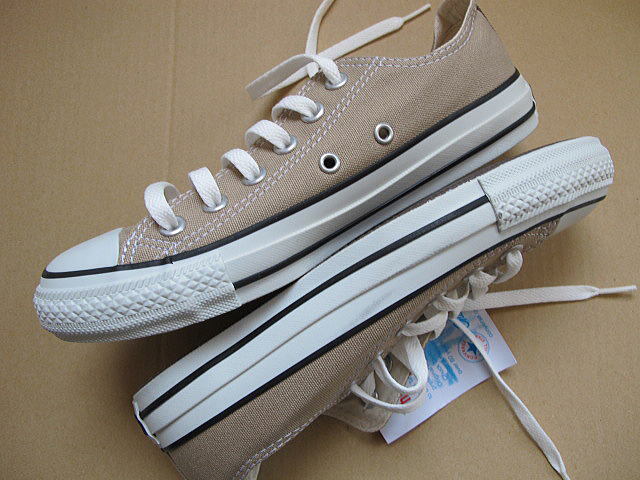 ★CONVERSE、コンバース、ALL STAR★タグ付、未使用！ベージュ系、スニーカー・23.5cm_画像3