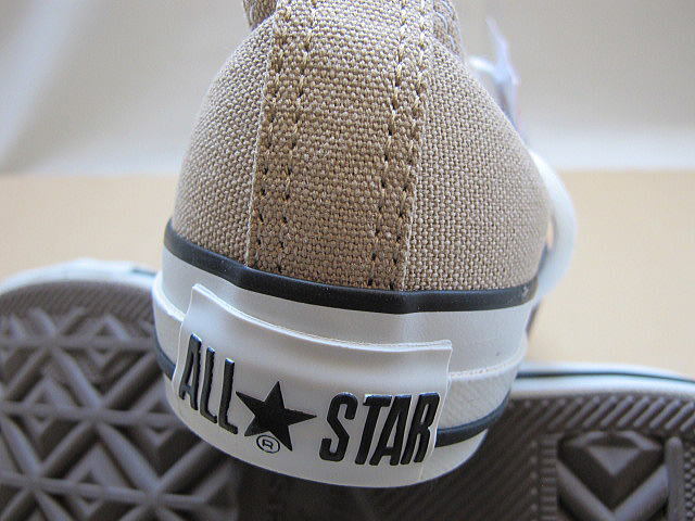 ★CONVERSE、コンバース、ALL STAR★タグ付、未使用！ベージュ系、スニーカー・23.5cm_画像8