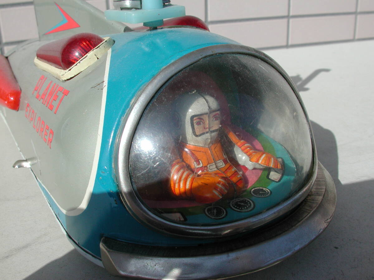 ジャンク 1960年代 PLANET EXPLORER 宇宙船 電池 修理後 増田屋 _画像3