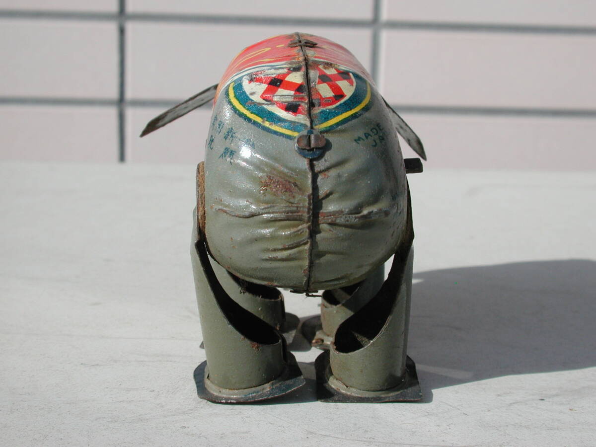 ジャンク 1940年代? 像 実用新案 MERK社? MADE IN JAPAN ゼンマイ式 キーなし - ロボット ジャンク 1940年代? 像 実用新案 MERK社? MADE IN JAPAN ゼンマイ式 キーなし - ロボット