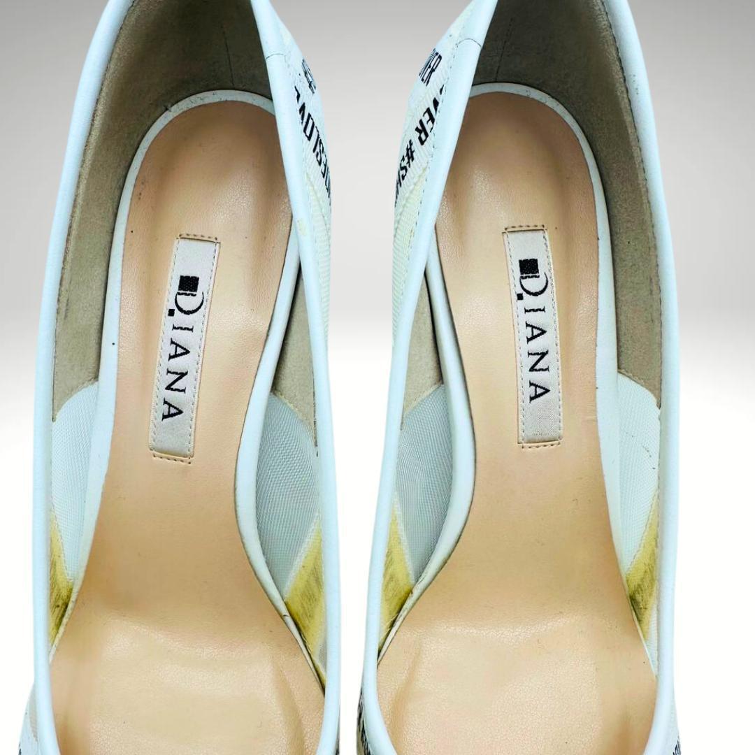 美品】DIANA ロゴテープ メッシュ ハイヒール 小さいサイズ 22 美品】DIANA ロゴテープ メッシュ ハイヒール 小さいサイズ 22