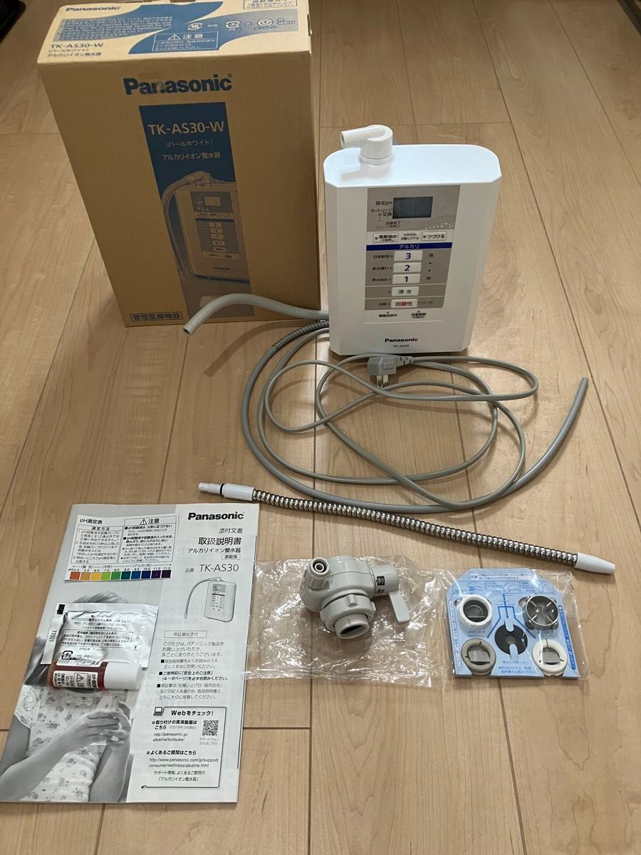 パナソニック アルカリイオン整水器 パールホワイト TK-AS30-W パナソニック アルカリイオン整水器 パールホワイト TK-AS30-W