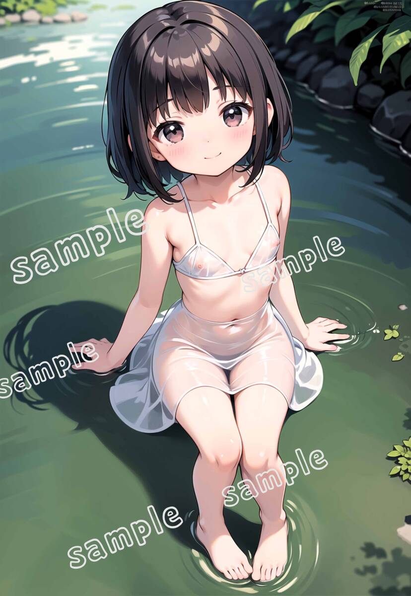 ◆1点物◆1円スタート◆a1536【高画質】アートポスター.光沢紙.美女.美少女.同人.イラスト.グラビア.下着.アニメ.かわいい.女の子.A4._画像1