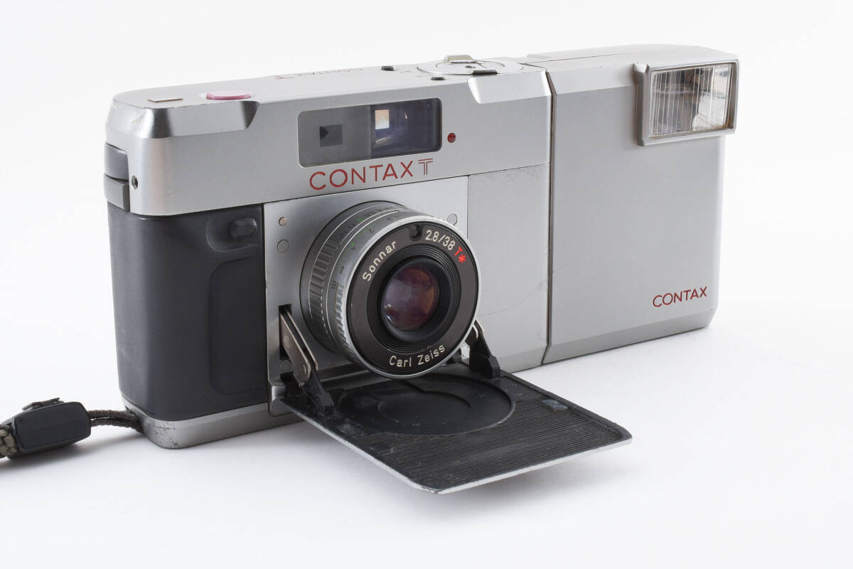 CONTAX コンタックス T 初代 ストロボ付き フィルムカメラ 【現状品・動作確認済み】 #5738の画像4