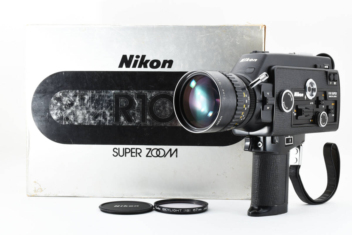 [ origin box attaching ] Nikon Nikon R10 SUPER 8 millimeter camera Movie camera 8mm film camera sinema camera [ operation not yet verification ] #5768