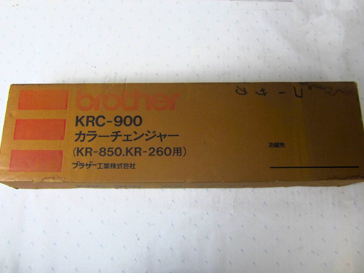 brother ブラザー ゴム編機 KRC-900 カラーチェンジャー (KR-260、KR-850)用 編み機 あみ機 手工芸 ハンドクラフト 元箱付 (5306)