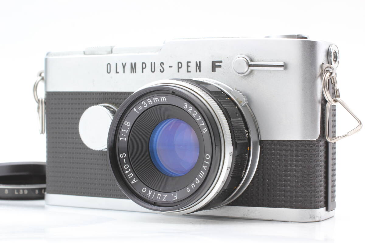 ◆極美品◆ オリンパス OLYMPUS PEN-FT ペン ハーフサイズ フイルムカメラ F.Zuiko Auto-S 38mm F1.8 単焦点 標準 MF レンズ_画像2