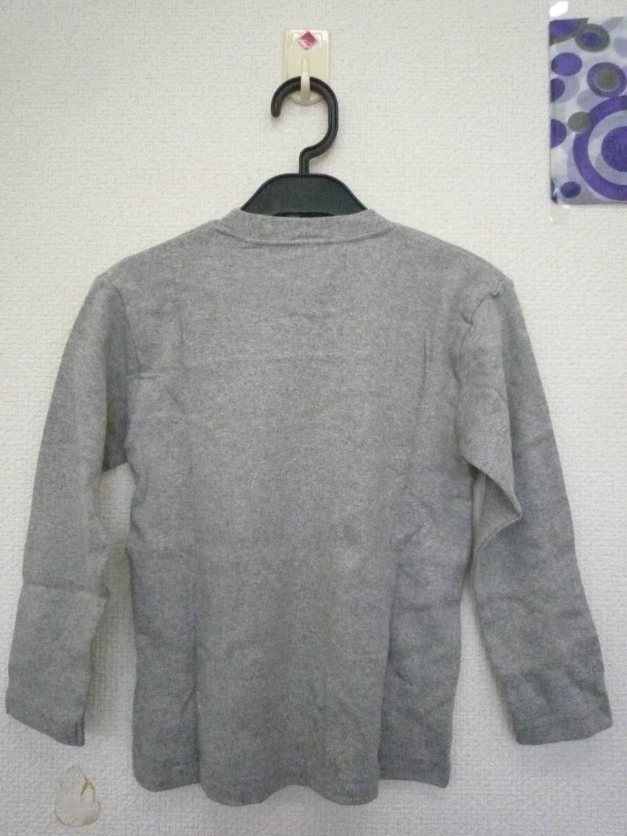 代購代標第一品牌 樂淘letao タグ付honpobest シンプル長袖tシャツ丸首無地ライトグレー 110 代購代標第一品牌 樂淘letao タグ付honpobest シンプル長袖tシャツ丸首無地ライトグレー 110