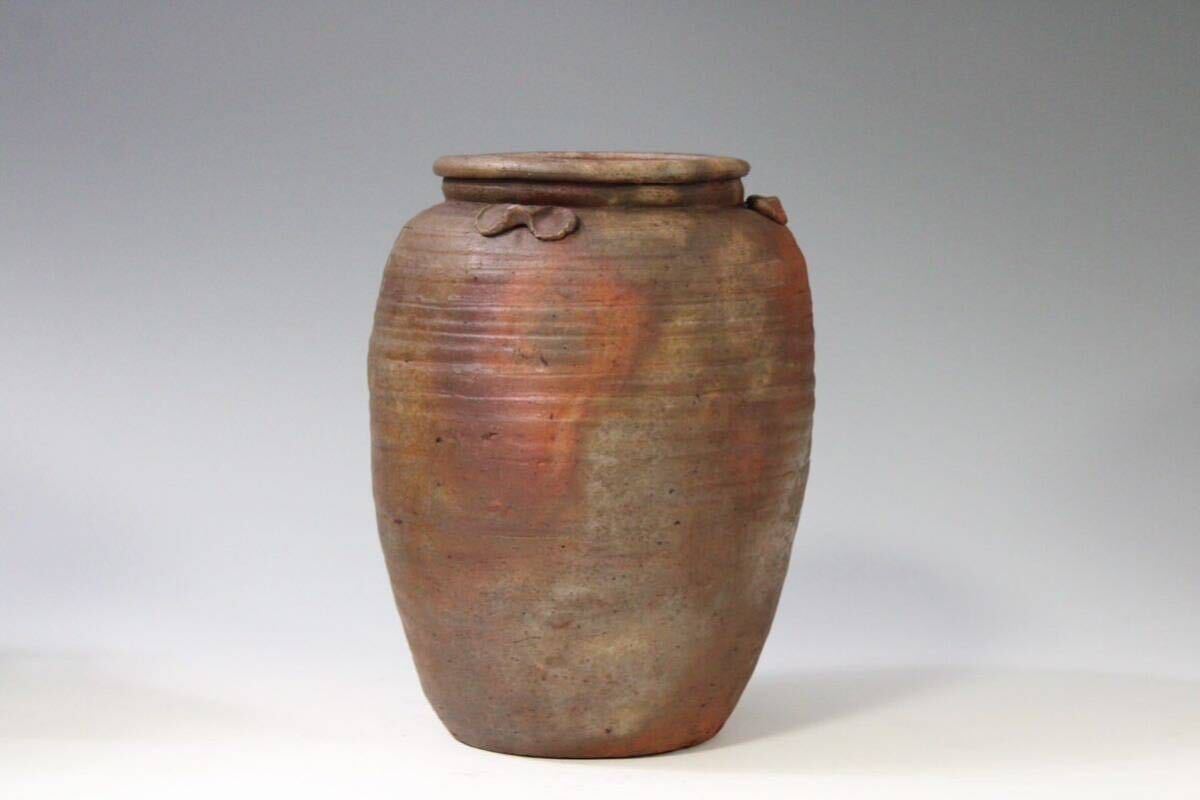 [ britain ]B142 era old Bizen "hu" pot old Bizen judgment committee document Japan fine art Bizen .. antique goods work of art old fine art hour substitute article 