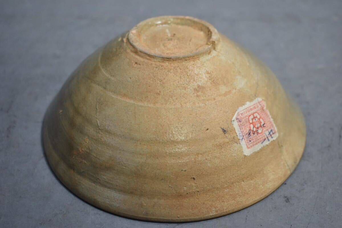 【英】A1205 時代 高麗青磁鉢2件 中国美術 朝鮮 韓国 高麗 李朝 青瓷 器 骨董品 美術品 古美術 時代品 古玩_画像5
