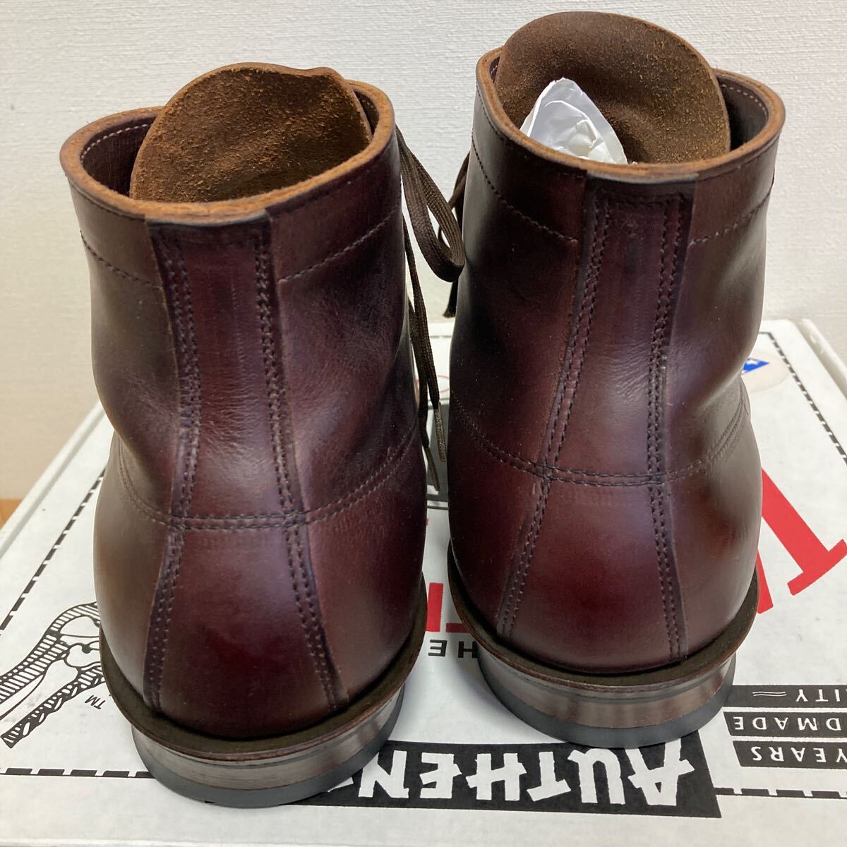 【美品】White's Boots 2332W ホワイツブーツ セミドレス レザーワークブーツ バーガンディ クロムエクセル サイズ10D 28cm USA製_画像3